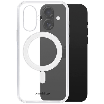 Mobilize PC Back Cover Transparente Magnético Apple iPhone 16 Plus