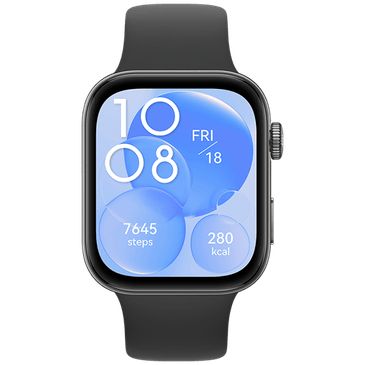 Huawei Watch Fit 3 Preto (Correia De Silicone Preta)