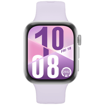 Huawei Watch Fit 4 Prata (Paarse Bracelete De Borracha)