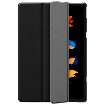 Just in Case Smart Tri-Fold Book Capa Preto Lenovo Idea Tab Plus