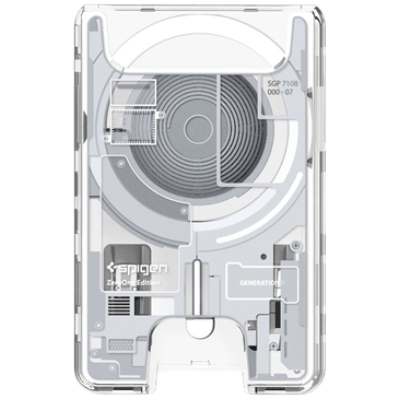 Spigen Ultra Hybrid Zero One Magnético Titular Do Cartão Branco Apple iPhone