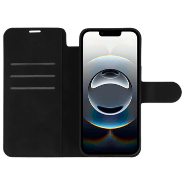 Just in Case PU-Couro Premium Book Capa Preto Apple iPhone Air