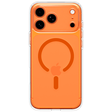 Spigen Ultra Hybrid MagFit Back Cover Transparente/Laranja Apple iPhone 17 Pro Max