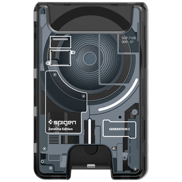 Spigen Ultra Hybrid Zero One Magnético Titular Do Cartão Preto Apple iPhone
