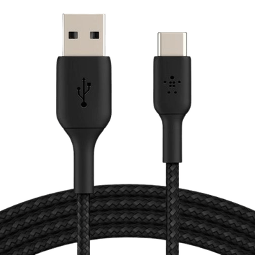 Belkin Boost Charge USB-C Cabo Braided 1 Metro Preto