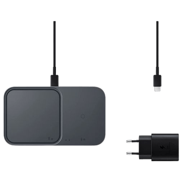 Samsung EP-P5400 Dual Carregador Sem Fios 15W Com Adaptador Preto