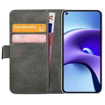 Mobilize Book Case Couro-PU Preto Xiaomi Redmi Note 9T 5G