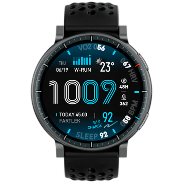 Amazfit Active Max Preto (Correia De Silicone Preta)