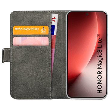 Mobilize PU-Couro Book Capa Preto Honor Magic8 Lite