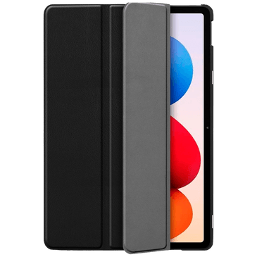 Just in Case Smart Tri-Fold PU-Couro Book Capa Preto Xiaomi Redmi Pad 2 Pro