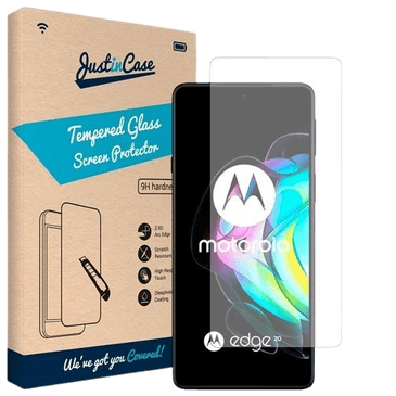 Just in Case Clear Protector de Ecrã de Vidro Temperado Motorola Edge 20