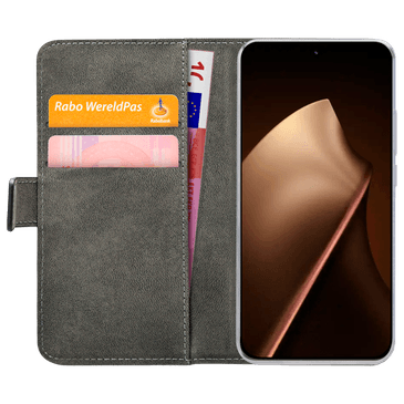 Mobilize PU-Couro Book Capa Preto Xiaomi 15T Pro