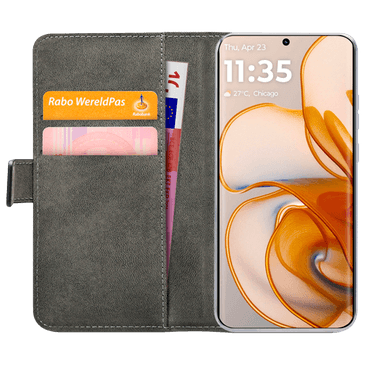 Mobilize Pu-Couro Book Capa Preto Motorola Edge 50