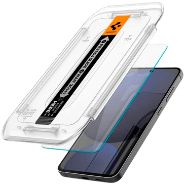 Spigen EZ Fit Protector De Ecrã Transparente De Vidro Temperado com Montageframe Samsung Galaxy S24 FE 2-Pack