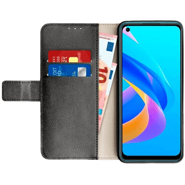Just in Case Book Case Couro-PU Preto OPPO A96