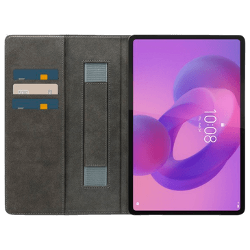 Mobilize Premium Folio PU-Couro Book Capa Preto Lenovo Idea Tab Plus