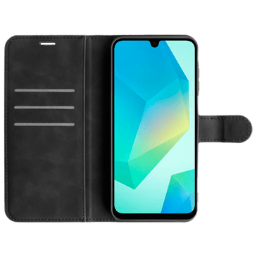 Just in Case Pu-Couro Book Capa Preto Samsung Galaxy A36 5G/A56 5G