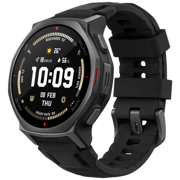 Amazfit T-Rex 3 Pro 44mm Preto (Correia De Silicone Preta)