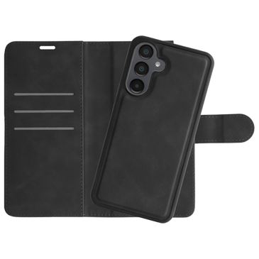 Just in Case Amovível Pu-Couro Book Capa Preto Samsung Galaxy S25