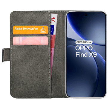 Mobilize PU-Couro Book Capa Preto OPPO Find X9