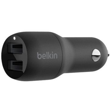 Belkin Boost Carregador de Automóvel Rápido Dual USB 12W Preto