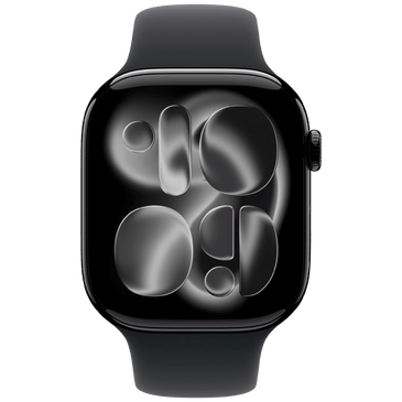 Apple Watch Series 11 46mm Preto (Bracelete De Borracha Preta M/L)