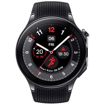 OnePlus Watch 2 Preto (Preto Rubberen Correia)