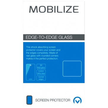 Mobilize Protector de Ecrã de Vidro Temperado Edge-to-Edge Apple iPhone X/XS Preto
