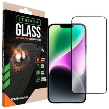 Striker D3O Vidro Temperado Edge To Edge Protetor De Ecrã Apple iPhone 13/13 Pro/14/16e/17e