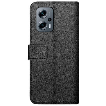 Just in Case Pu-Couro Book Capa Preto Poco X4 GT
