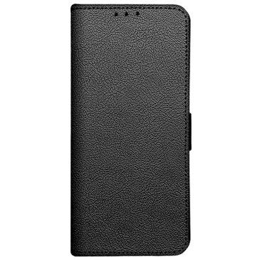 Just in Case Book Case Couro-PU Preto Vivo Y33S