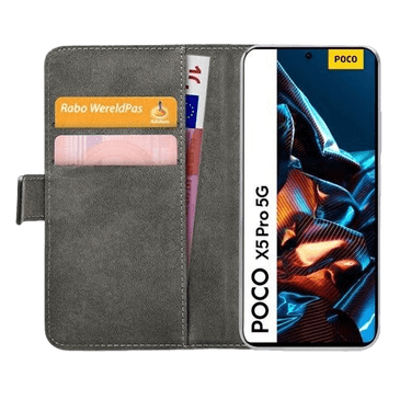 Mobilize Pu-Couro Book Capa Preto Poco X5 Pro