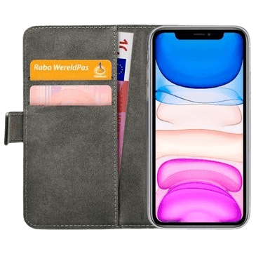 Mobilize Pu-Couro Book Capa Preto Apple iPhone 11