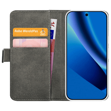 Mobilize PU-Couro Book Capa Preto Google Pixel 10a