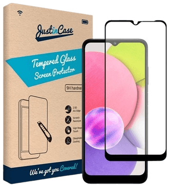Just in Case Protector de Ecrã de Vidro Temperado Edge to Edge Samsung Galaxy A03s
