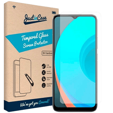 Just in Case Clear Protector de Ecrã de Vidro Temperado Realme C11 2021