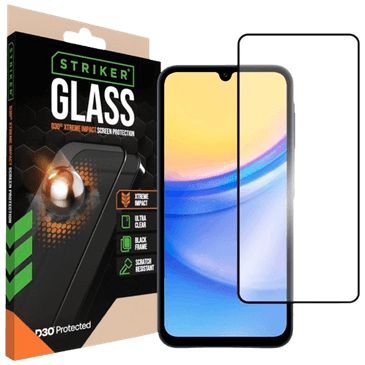 Striker D3O Vidro Temperado Edge To Edge Protetor De Ecrã Samsung Galaxy A15 4G/5G