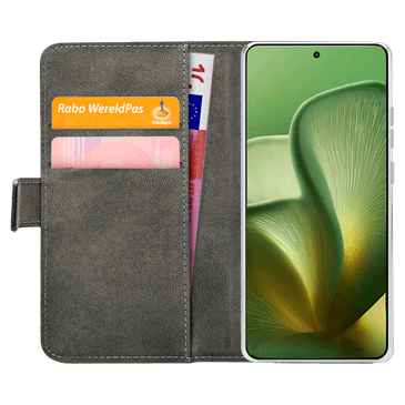 Mobilize PU-Couro Book Capa Preto Motorola Edge 60