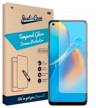 Just in Case Clear Protector de Ecrã de Vidro Temperado OPPO A74 4G