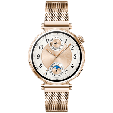 Huawei Watch GT 5 41mm Dourado (Bracelete Milanesa Em Ouro)