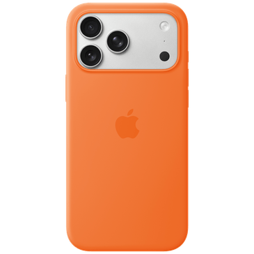 Apple Silicone Back Cover Laranja MagSafe Apple iPhone 17 Pro Max