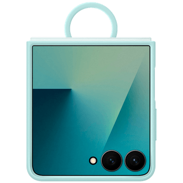 Samsung Silicone Back Cover com Anel Hortelã Samsung Galaxy Z Flip 7
