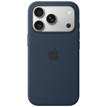 Apple Silicone Back Cover Azul Escuro MagSafe Apple iPhone 17 Pro