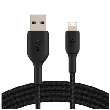 Belkin Boost Charge Lightning Cabo Braided 2 Metros Preto