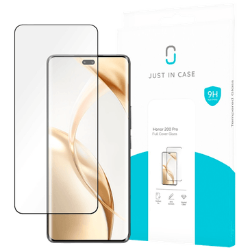 Just in Case Vidro Temperado Edge To Edge Protetor De Ecrã Honor 200 Pro