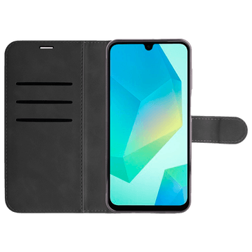 Just in Case Uitneembare Pu-Couro Book Capa Preto Samsung Galaxy A16/A16 5G