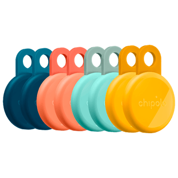 Chipolo LOOP Laranja/Azul/Amarelo/Hortelã 8-Pack