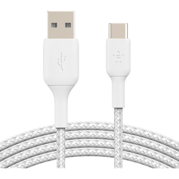 Belkin Boost Charge USB-C Cabo Braided 2 Metros Branco