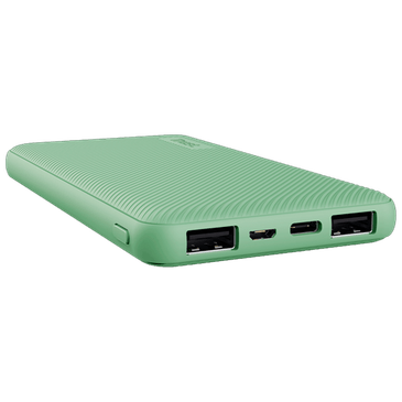 Trust Primo Ultra Thin Power Bank 10.000 Mah Verde