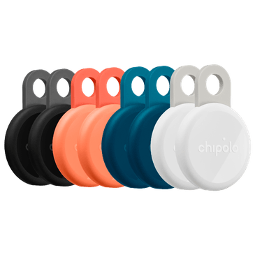 Chipolo LOOP Preto/Branco/Azul/Laranja 8-Pack